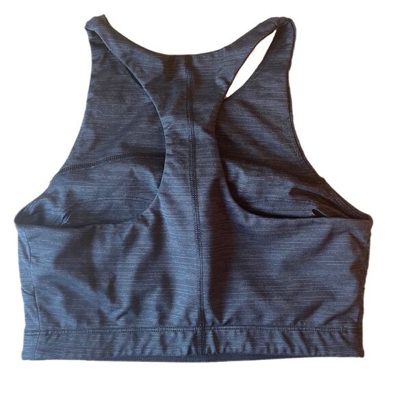 Outdoor Voices Tech Sweat Crop Gray Sports Bra - Small - Picture 3 of 3